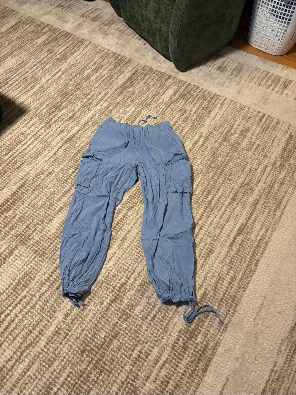 lululemon athletica Light Blue Cargo Jogger Pants